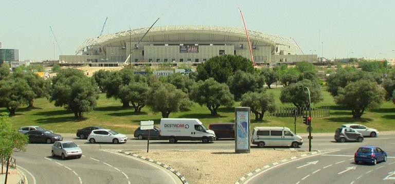 قنبلة خطيرة بملعب أتليتيكو مدريد