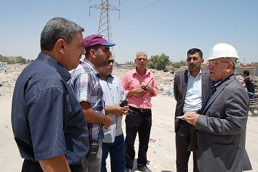 بالصور:لجنة وزارية تشرف على أعمال مديرية بلدية كربلاء المقدسة