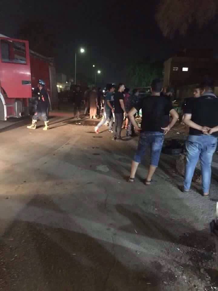 بالفيديو: مصرع 11 طفلا واخلاء 29 امراة بحريق في مستشفى اليرموك