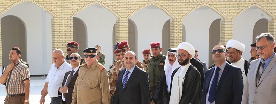 محافظ البصرة يفتتح مرقد زيد بن صوحان بعد اكتمال بنائه