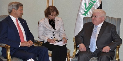 كيري يوصل دعوة سعودية للعراق لحضور مؤتمر جدة حول مكافحة الارهاب ومواجهة داعش؟!!