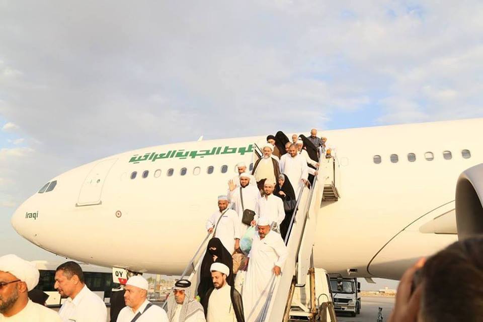 تذمر بين الحجاج العراقيين لعدم وجود طائرات تقلهم الى مناطقهم