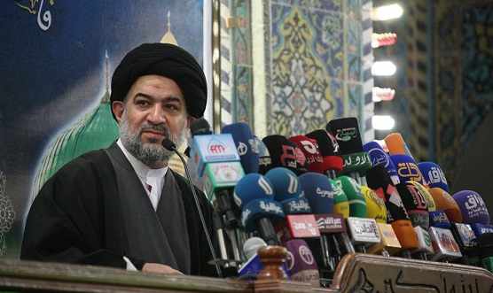 المرجع السيستاني يحذر من التدخل الخارجي بالسيادة العراقية بدوافع معينة ويدعو لزيادة الوجود العسكري في أماكن الصراع مع الإرهابيين