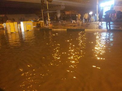 صور من كربلاء بعد امطار الاحد