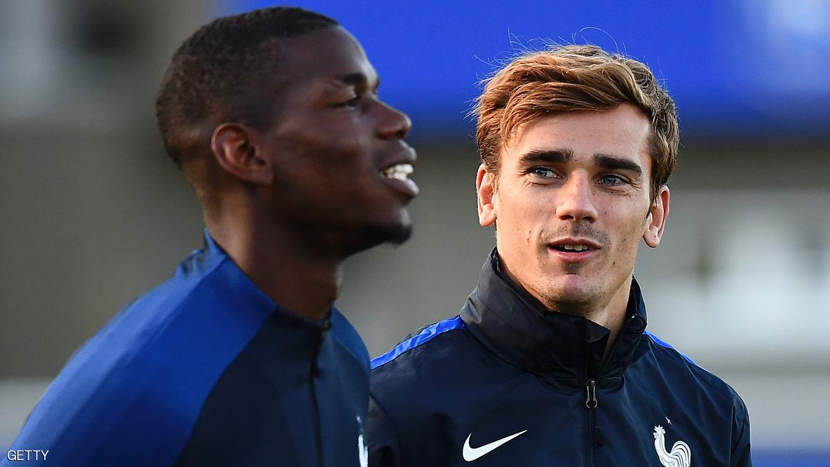 غريزمان: أتمنى اللعب مع بوغبا