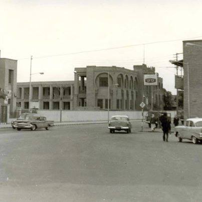 صورة ارشيفية لمنطقة العشار وسط البصرة في الخمسينات من القرن الماضي