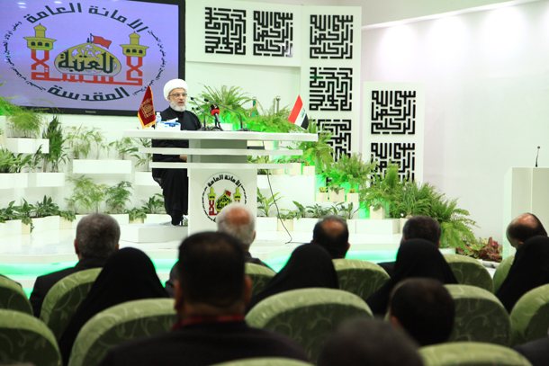 الشيخ الكربلائي يلتقي بوفد جامعي : الاستاذ الجامعي صاحب رسالة سامية وهو خليفة الأنبياء والرسل