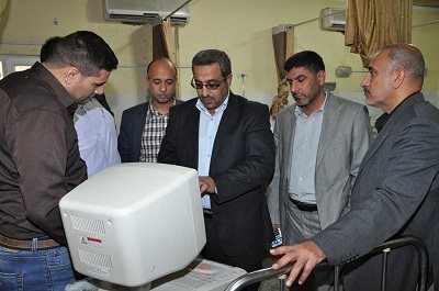 كربلاء:مدينة الإمام الحسين (ع) الطبية تُدخل جهاز سونار حديث لردهة الطوارئ(مصور)