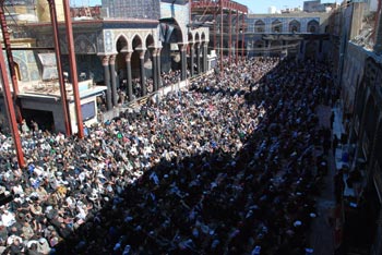 مليون زائر يوميا يدخلون العتبة الحسينية المقدسة