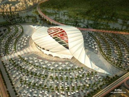 تقرير مصور :قطر تقدم تصاميم خرافية لاستضافة كأس العالم 2022