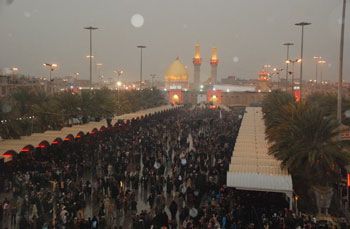 الأمطار في كربلاء تفضح  المقاولين في عمليات الأعمار