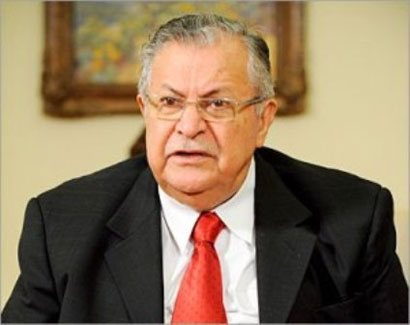 الطالباني يمتدح علاوي وينفي وجود خلاف معه