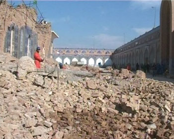 المالكي ...يعلن من كربلاء عن انجاز الشباك الجديد لمرقد سامراء