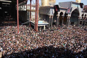 مسيحيون عراقيون يطالبون بتراب الامام الحسين للشفاء