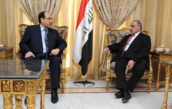 لقاء المالكي وعبد المهدي بادرة جديدة لحل الأزمة السياسية الراهنة