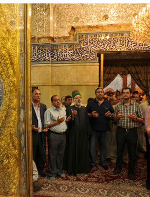 وفد مؤسسة المشرق يزور العتبة الحسينية : ماشاهدناه في مؤسسات العتبة الاعلامية لم يكن متوقعا