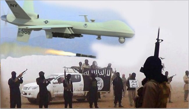 شاهدوا طائرات من دون طيار تلاحق "داعش" بالانبار