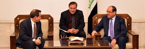 النائب الاول لرئيس الجمهورية يستقبل السفير الامريكي لدى العراق