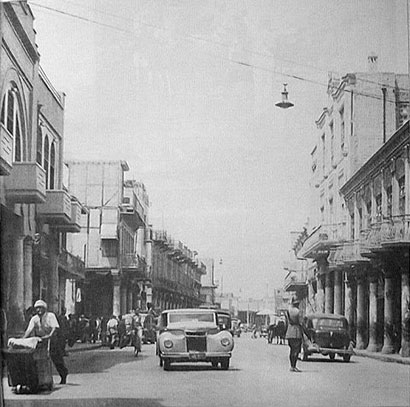 صور نادرة وقديمة لشارع الرشيد في بغداد