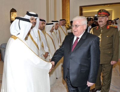 معصوم يتفق على فتح سفارة قطرية في بغداد