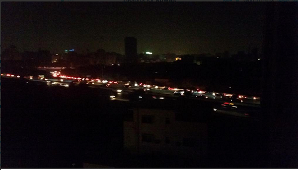 انقطاع الكهرباء عن دولة الكويت