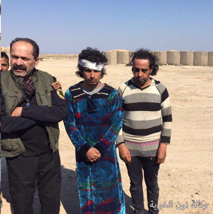 بالصور: جهاز مكافحة الارهاب يلقي القبض على عناصر تنظيم داعش متنكرين بـ"زي النساء" شرق الرمادي