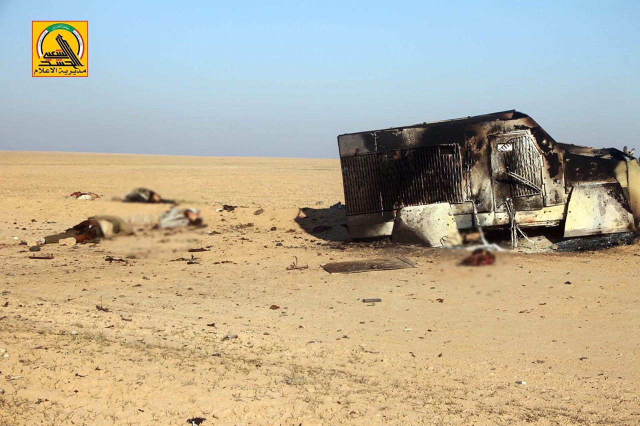 فصيل قتالي تابع للعتبة الحسينية يكشف هوية امر القيادين الاتراك في داعش