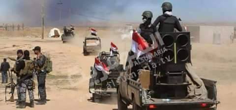 الجيش يحاصر داعش بالرمادي والارهابيون يرفعون رايات بيضاء للتفاوض