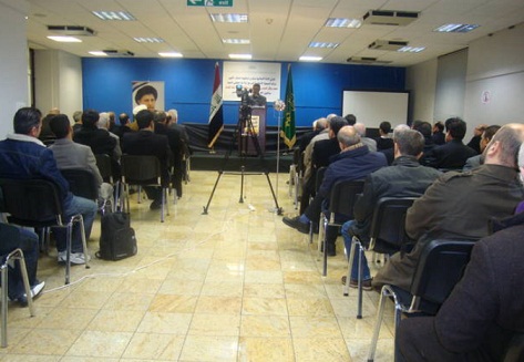 مكتب السيد الشهيد الصدر في لندن يحي ذكرى استشهاد السيد محمد باقر الصدر (قدس)واخته العلويه بنت الهدى(مصور)