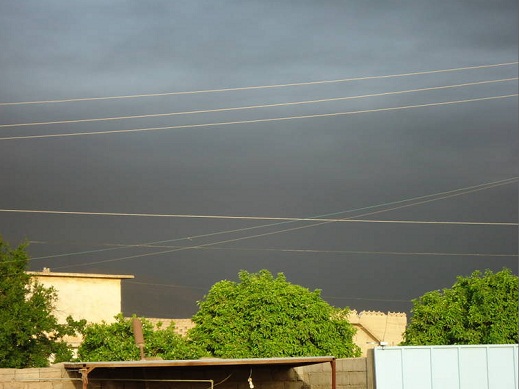 حريق في انبوب نفطي شمال تكريت اثر انفجار عبوة ناسفة+صورة