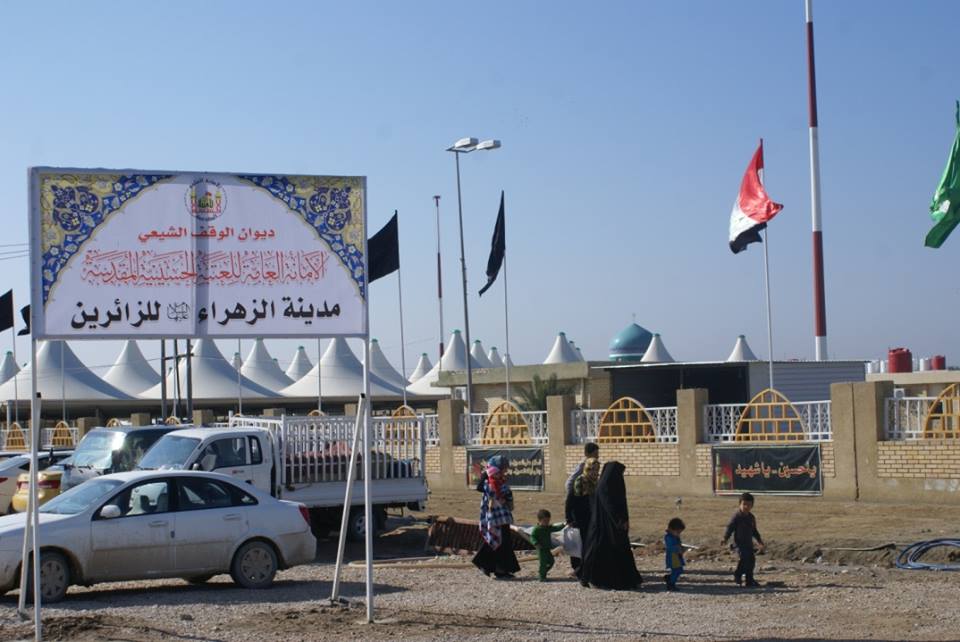 ممثل المرجع السيستاني يؤكد على استمرارية دعم عوائل الفلوجة النازحة في مدينة الزائرين