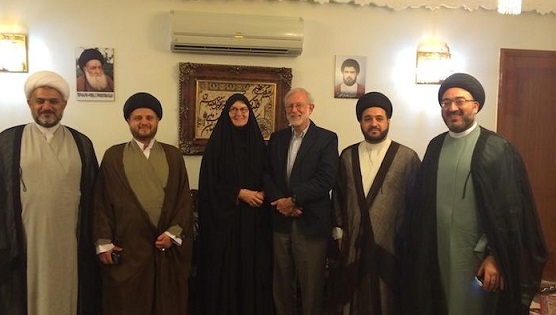 زيارة مؤسسة منونايت MCC الى النجف الأشرف ولقائها باحد مراجع النجف الكبار