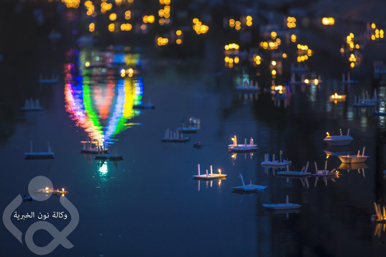 تقرير مصور: شموع الانتظار يبعثها محبوا اهل البيت في ليلة النصف من شعبان