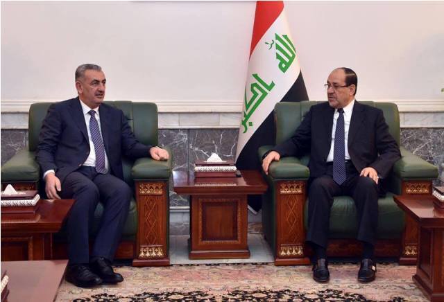 المالكي يؤكد ضرورة أن ترافق عملية تحرير الفلوجة جهود كبيرة لإغاثة النازحين