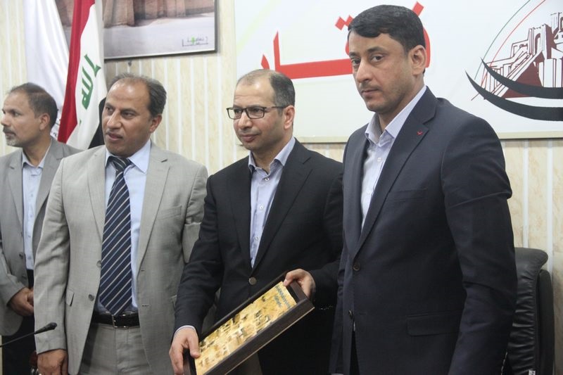 سليم الجبوري يزور الناصرية والحكومة المحلية ترحب بزيارته (مصور)