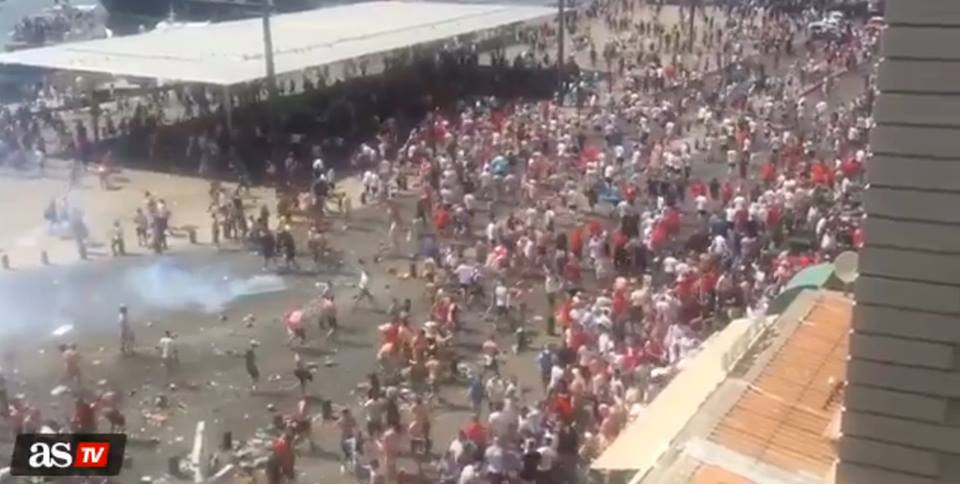 اشتباكات بين مشجعي انجلترا والشرطة في مرسيليا