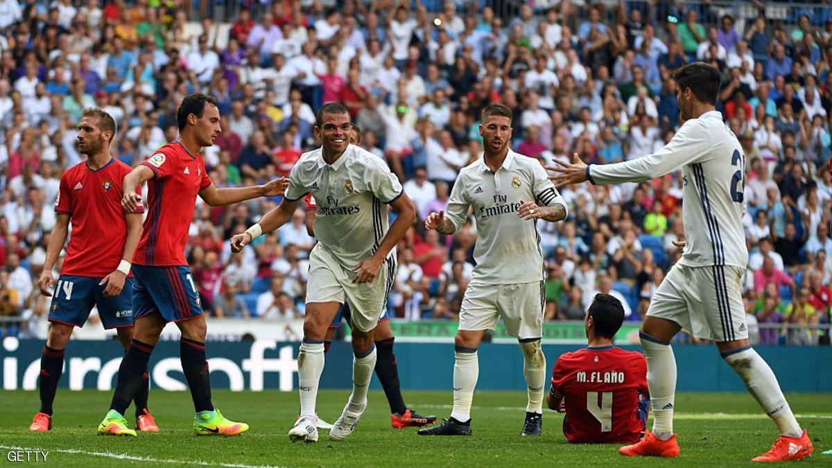 ريال مدريد يمطر شباك أوساسونا بخماسية