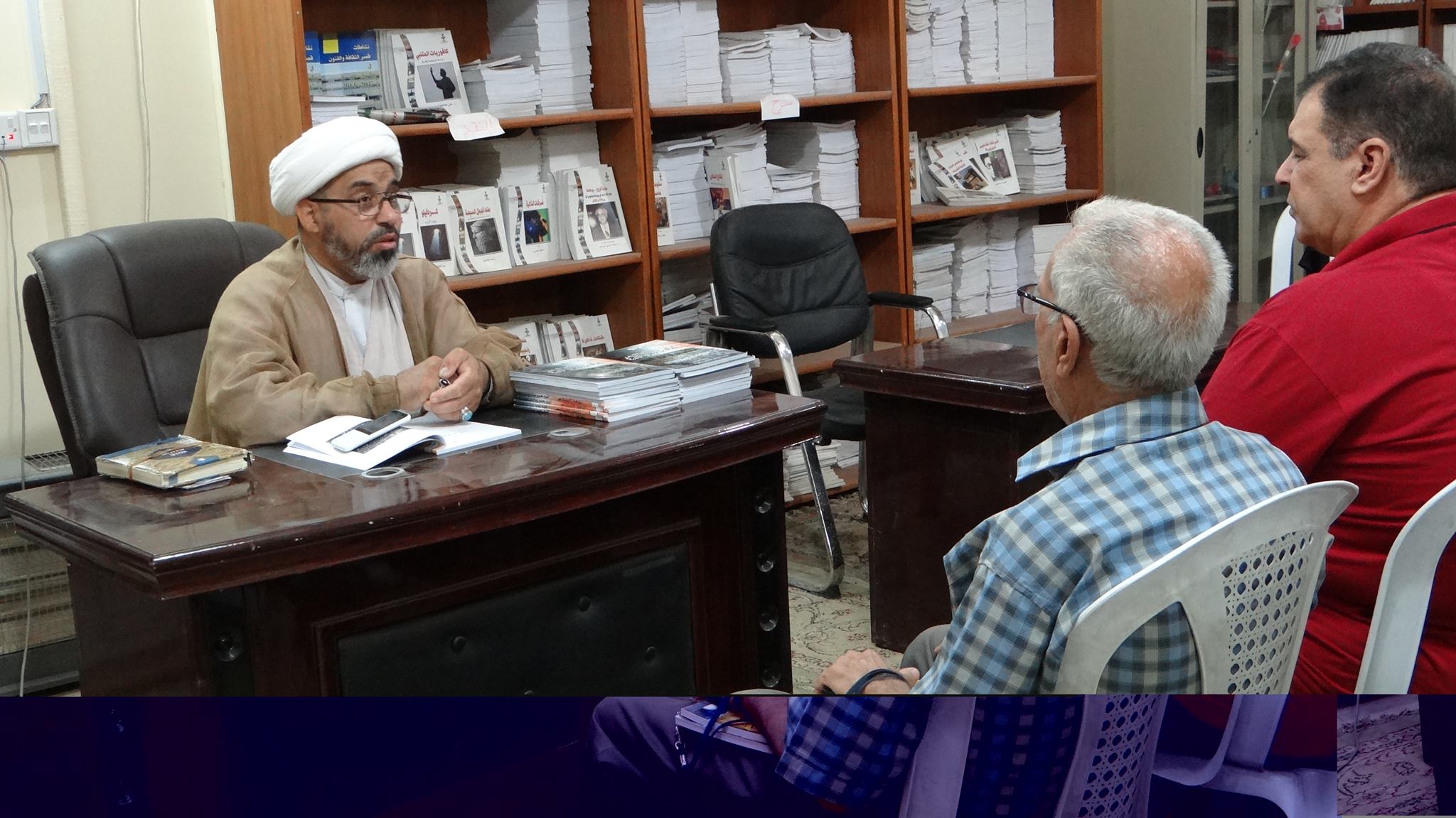 كربلاء:الباحث الشيخ محمود الصافي يحاضر في البيت الثقافي عن التظاهر بين الشرع والقانون