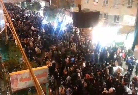 شاهد بالفيديو :شارع باب السدرة  وحركة الزائرين قرب الصحن الحسيني الشريف