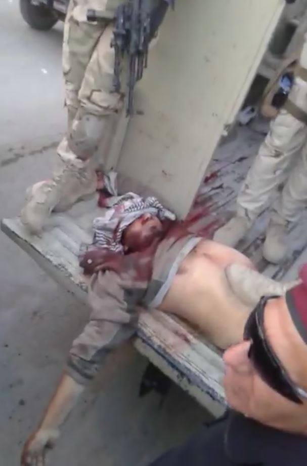 بالفيديو :قتل ارهابي في منطقة اللطيفية كان يروم تفجير نفسه على الزائرين المتوجهين الى كربلاء