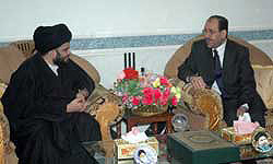 المالكي يلتقي السيد مقتدى الصدر في ايران ويتباحثان سبل تشكيل الحكومة العراقية