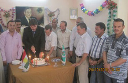 الاتحاد الكردستاني  في كربلاء يحتفل  بجريدة الاتحاد وسط حضور اعلامي وثقافي