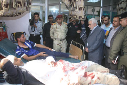 محافظ كربلاء لموقع نون : السيارة المفخخة كانت تحمل 60 كغم من مادة TNT