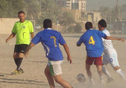 انطلاق بطولة الصداقة والسلام الأولى للفرق الشعبية في كربلاء