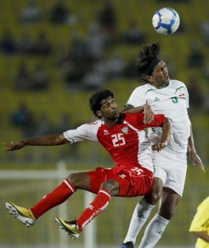 تعادل سلبي مخيب لأمال العراق أمام الإمارات في خليجي 20 باليمن