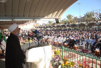 ساحة بين الحرمين الشريفين  تشهد توزيع جوائز مسابقة بمشاركة اكثر من 1000 طفل من العراق ودول الخليج