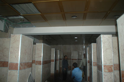 مسؤول بالعتبة الحسينية المقدسة : أنجزنا (60%) من أعمال المجاميع الصحية في منطقة المخيم بكربلاء