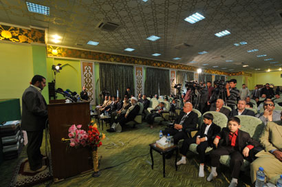 وسط حضور ثقافي واعلامي اذاعة الروضة الحسينية المقدسة تحتفي بعيد تاسيسها الخامس