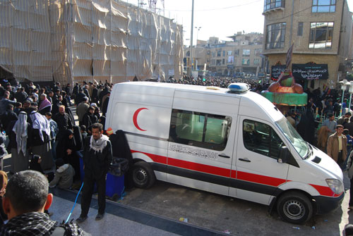 الإسعاف الفوري: 22442 حالة تم نقلها إلى المستشفيات في كربلاء