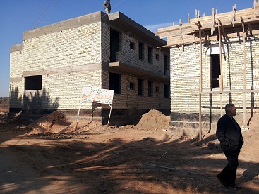 كربلاء :مشروع المجمع السكني للايتام في مرحتله الثانية (مصور)